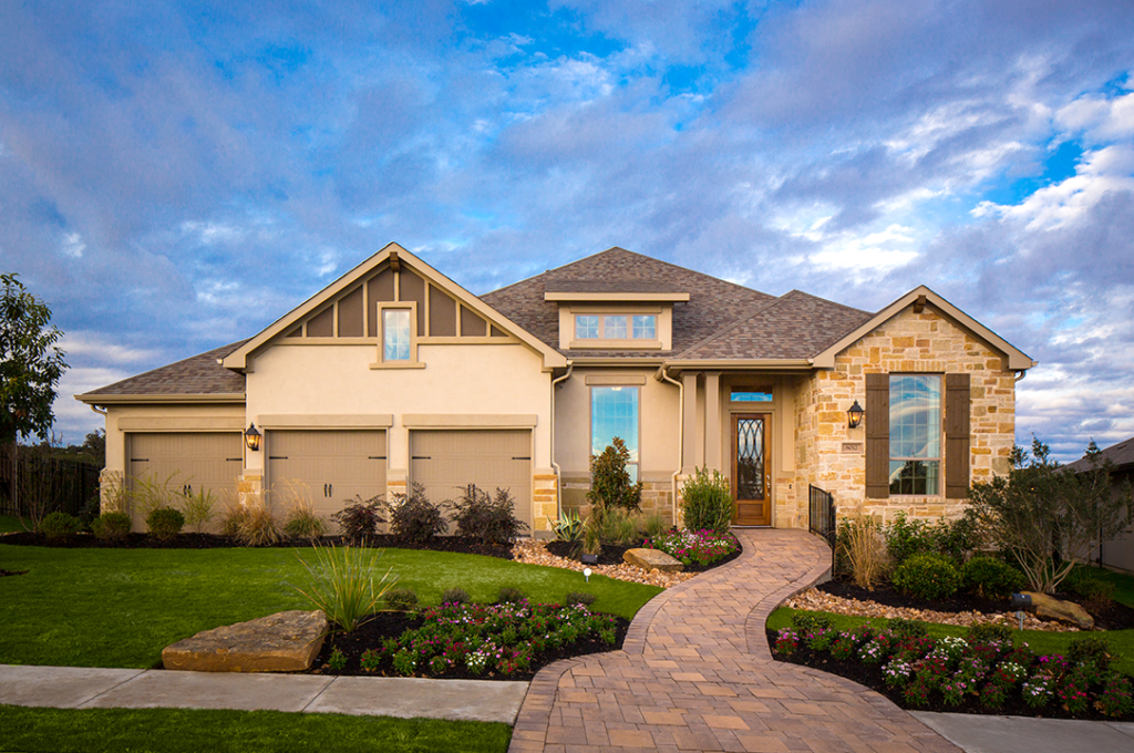 Beautiful new home in the Lakeside master-planned community near Austin.