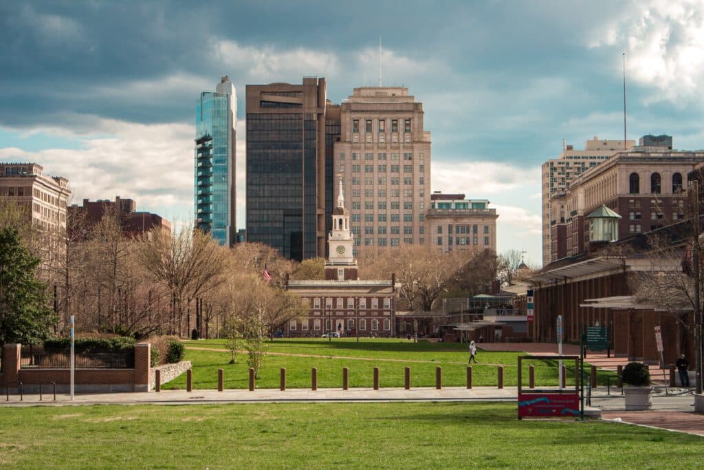 Image of the city of Philadelphia.